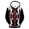 [Top-Selling] Native American Black Culture Symbol All Over Printed Hoodie