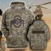 [Top-Selling] Ohio State Buckeyes Camo Style All Over Print Hoodie