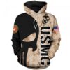 [Top-Selling] Skull Marine Corps Usmc 3D Hoodie