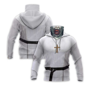 [Top-Selling] Valak The Conjuring For Halloween Full Print Mask Hoodie