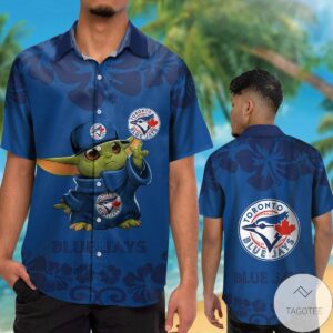 Toronto Blue Jays Baby Yoda Hawaiian Shirt