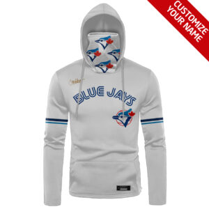 Toronto Blue Jays Custom Name And Number 3D Hoodie Mask