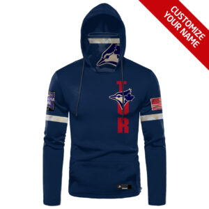 Toronto Blue Jays Custom Name And Number 3D Hoodie Mask