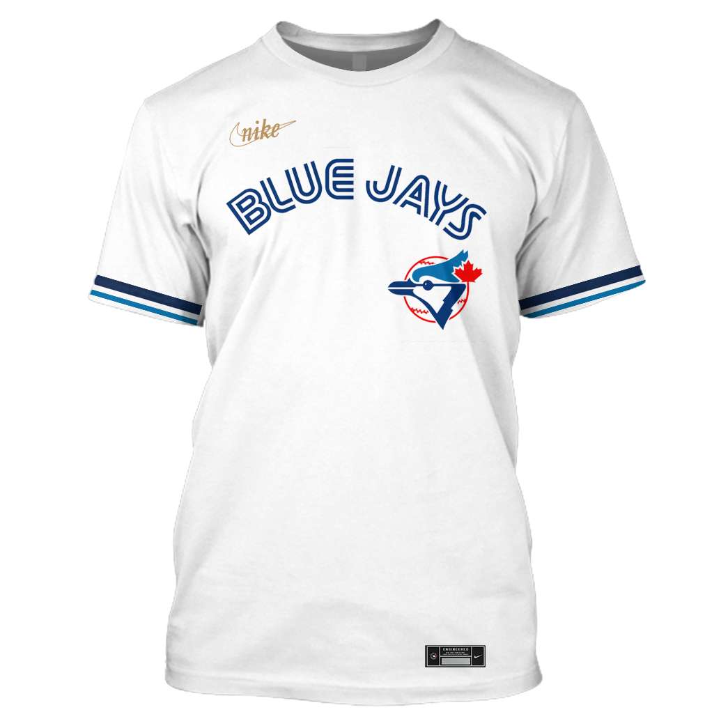 Toronto Blue Jays Custom Name And Number 3D Shirt Toronto Blue Jays Custom Name And Number 3D Shirt