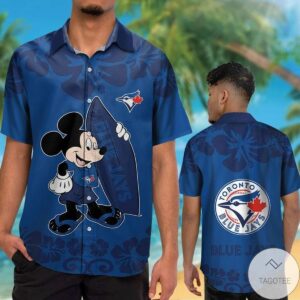 Toronto Blue Jays Mickey Mouse Hawaiian Shirt