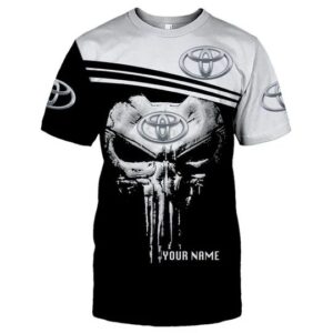 Toyota Skull Punisher Custom Personalized 3D Shirt