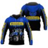 Tractor New Holland Agriculture 3D All Over Printed Hoodie