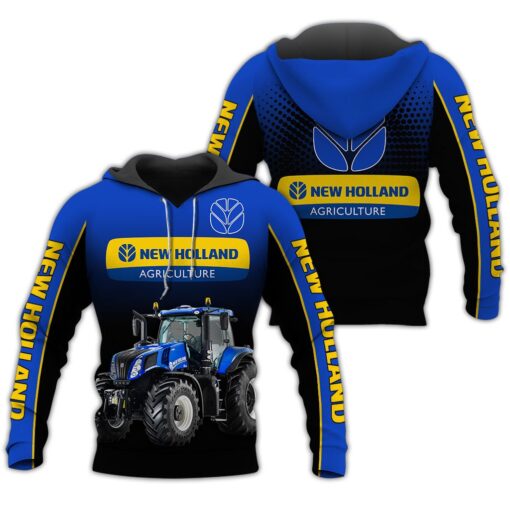 Tractor New Holland Agriculture 3D All Over Printed Hoodie Tractor New Holland Agriculture 3D All Over Printed Hoodie