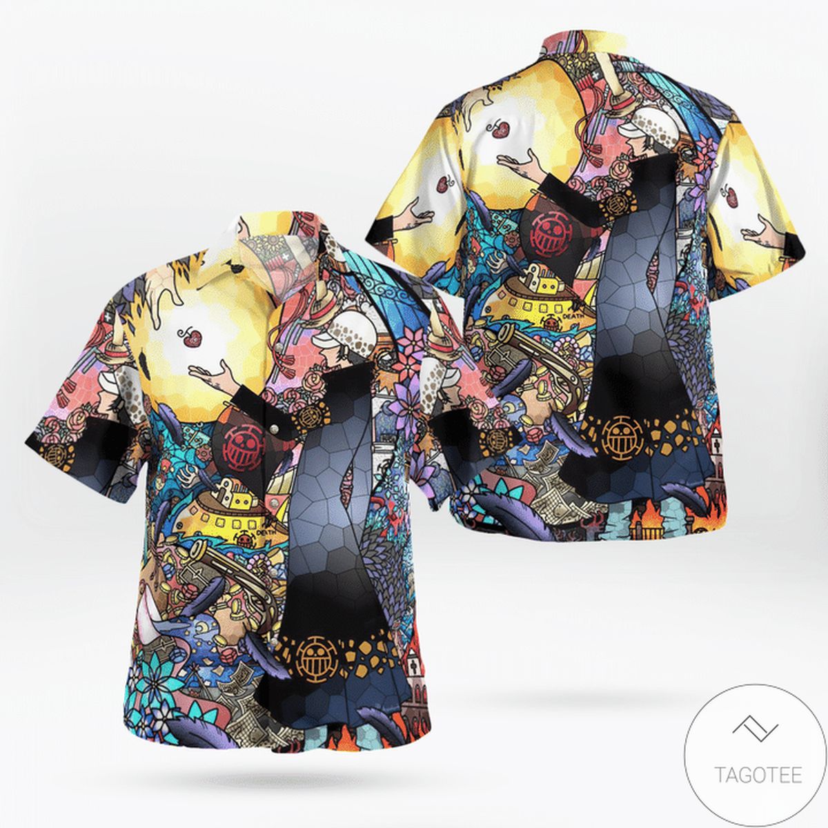 Trafalgar D. Water Law One Piece Hawaiian Shirt Trafalgar D. Water Law One Piece Hawaiian Shirt