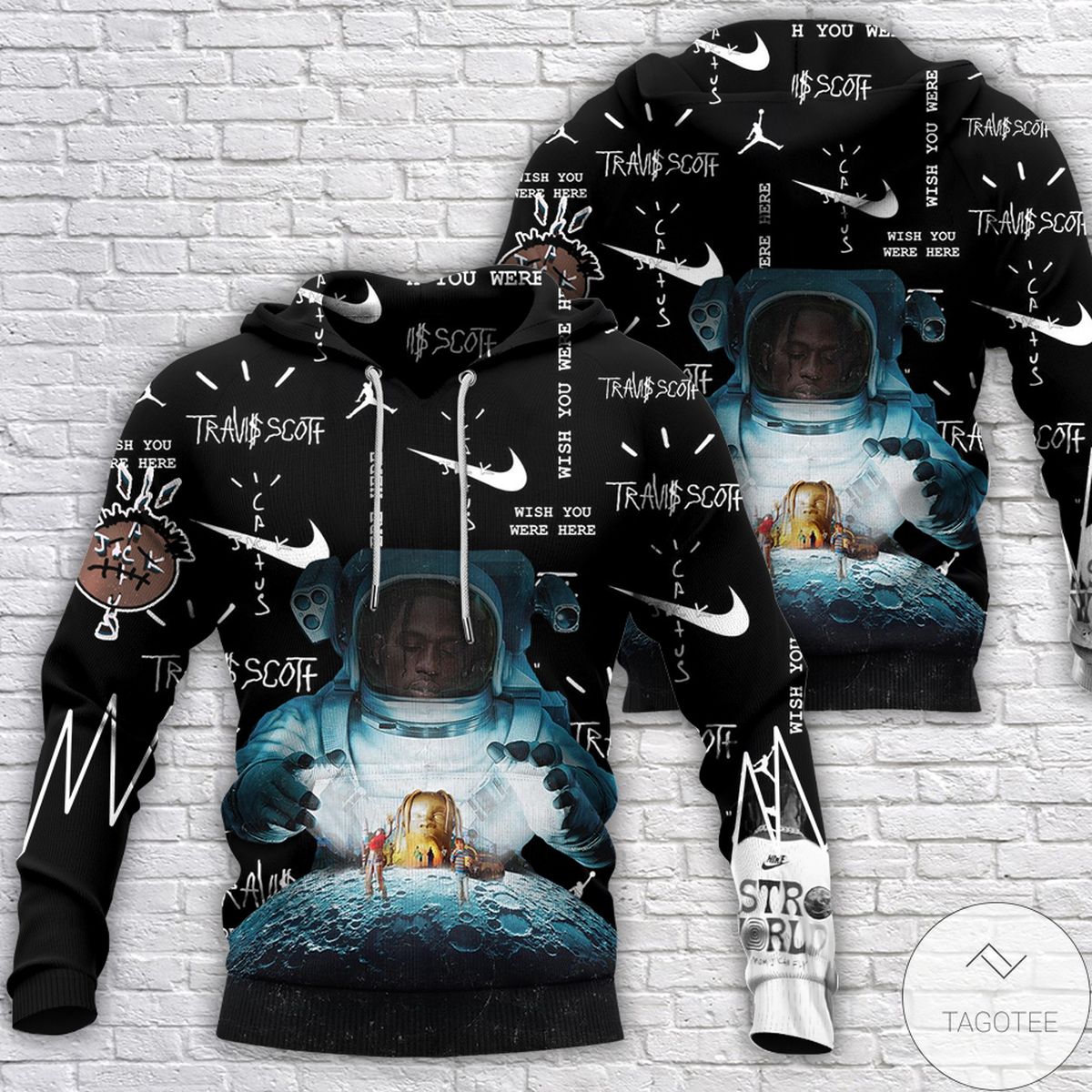Travis Scott Wish You Were Here Astro 3D Hoodie Travis Scott Wish You Were Here Astro 3D Hoodie