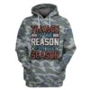 Treason Is The Reason For The Season Camo All Over Printed Hoodie