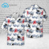 Tropical Airbus A380 Full Print Hawaiian Shirt