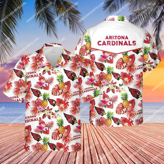 Tropical Arizona Cardinals Football All Over Print Hawaiian Shirt Tropical Arizona Cardinals Football All Over Print Hawaiian Shirt