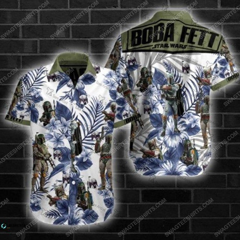 Tropical Boba Fett Star Wars Movie Summer Vacation Hawaiian Shirt Tropical Boba Fett Star Wars Movie Summer Vacation Hawaiian Shirt