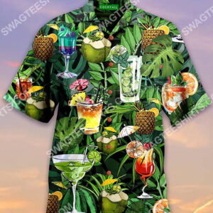 Tropical Cocktail All Over Printing Hawaiian Shirt