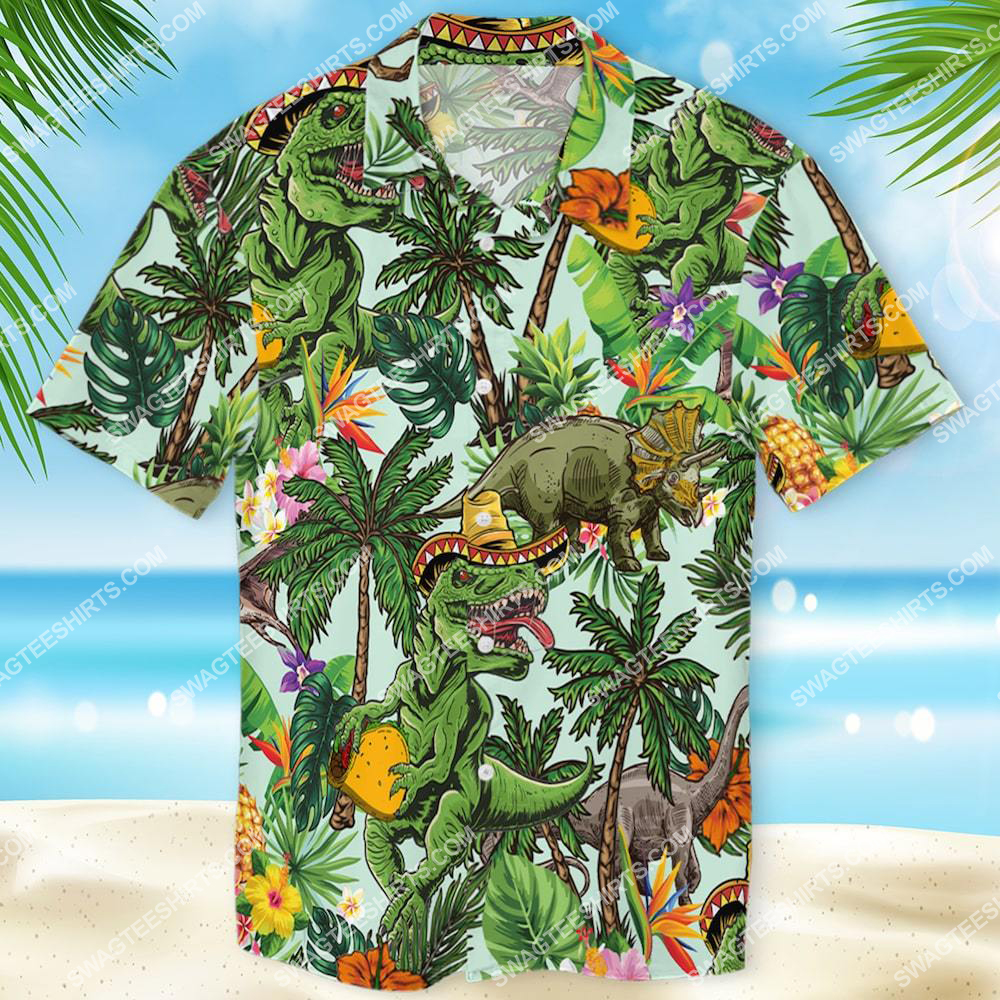 Tropical Dinosaur Lover All Over Printed Hawaiian Shirt Tropical Dinosaur Lover All Over Printed Hawaiian Shirt
