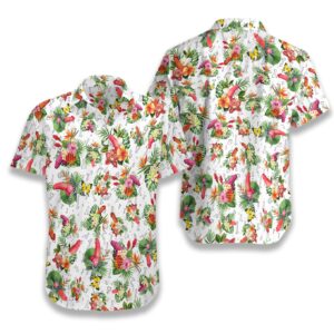 Tropical Penis Pattern Hawaiian Shirt