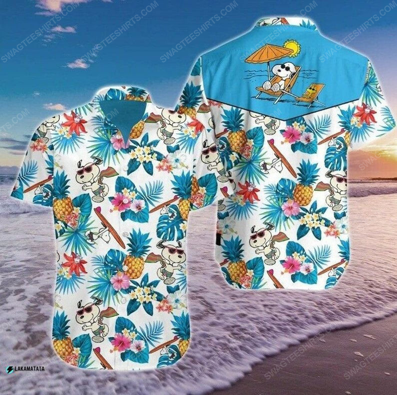 Tropical Snoopy Cartoon Movie Disney Hawaiian Shirt Tropical Snoopy Cartoon Movie Disney Hawaiian Shirt