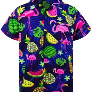 Tropical Summer Flamingo All Over Printed Hawaiian Shirt