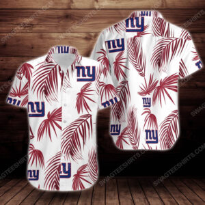 Tropical Summer New York Giants Short Sleeve Hawaiian Shirt