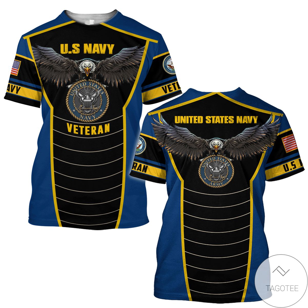 U.S Navy Veteran Eagle Pride Design 3D All Over Print Hoodie U.S Navy Veteran Eagle Pride Design 3D All Over Print Hoodie