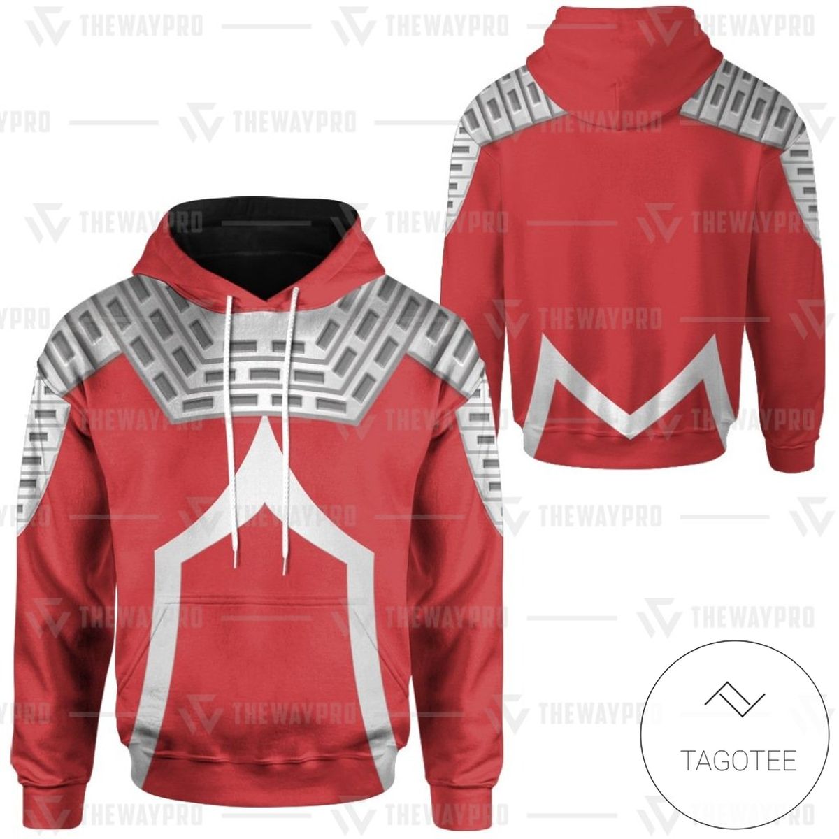 Ultraman Ultra Seven Cosplay Custom Hoodie Ultraman Ultra Seven Cosplay Custom Hoodie