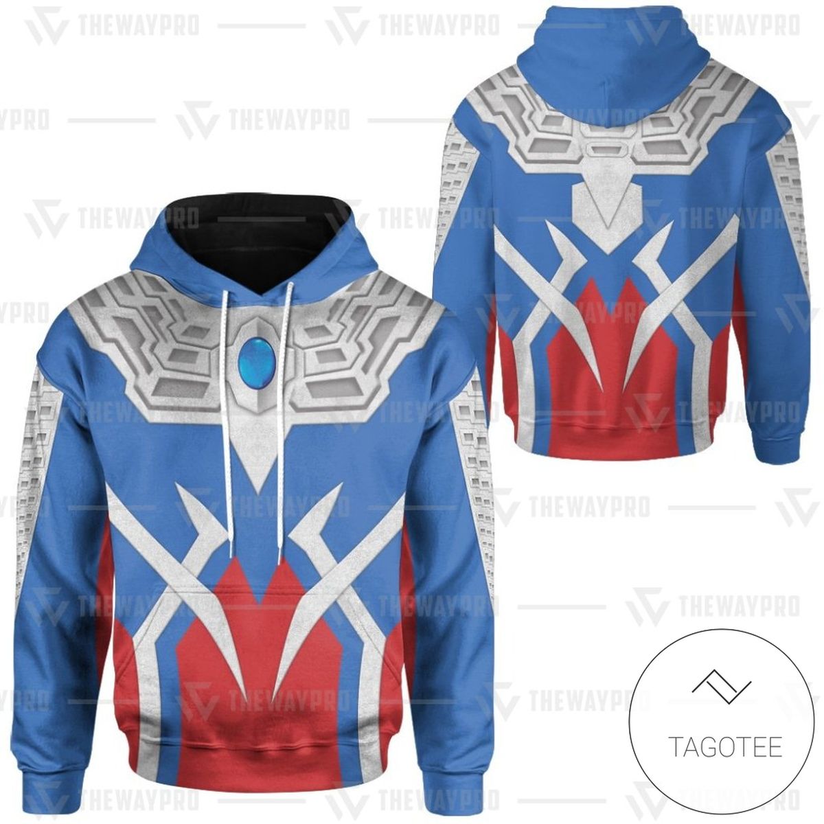 Ultraman Zero Cosplay Custom Hoodie Ultraman Zero Cosplay Custom Hoodie