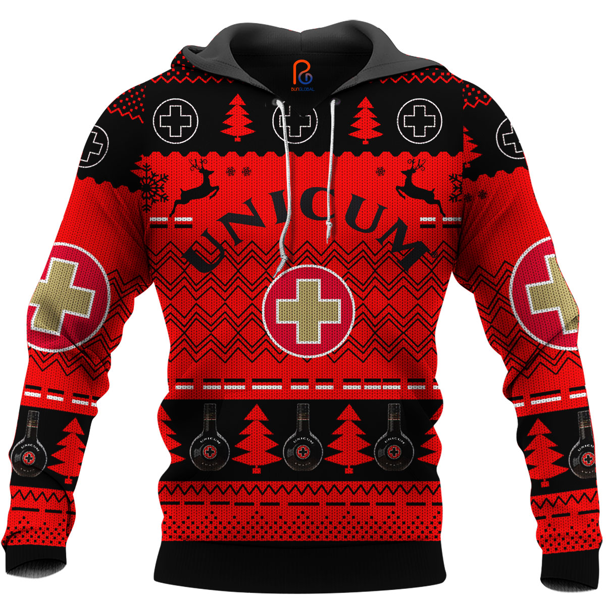 Unicum Ugly Christmas Hoodie Unicum Ugly Christmas Hoodie