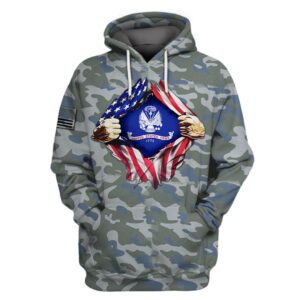 United States Army Camo All Over Printed Hoodie