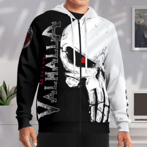Until Valhalla Heathen Skull Tomohawk Punished 3D Shirt