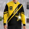 Us Army Veteran American Flag 3D Hoodie