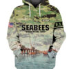 Us Navy Seabees We Build We Fight Can Do 3D Hoodie
