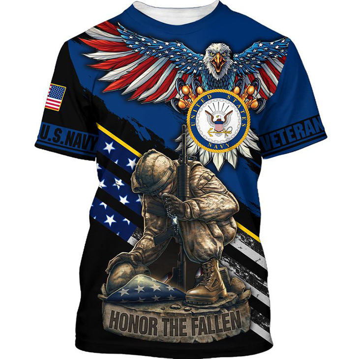 Us Navy Veteran Honor The Fallen 3D Hoodie And Shirt Us Navy Veteran Honor The Fallen 3D Hoodie And Shirt
