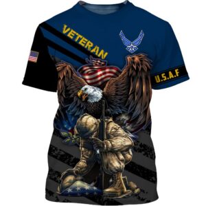 Usaf Veteran Eagle 3D Shirt Hoodie