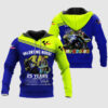 Valentino Rossi The Doctor 25 Years 3D Full Print Hoodie