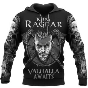 Valhalla Awaits 3D Hoodie And Shirt