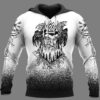 Valknut Hammer 3D Hoodie And Shirt