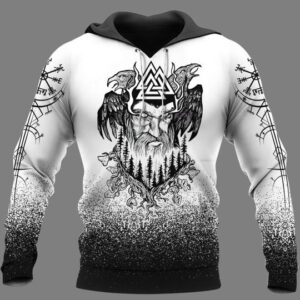 Valknut Hammer 3D Hoodie And Shirt