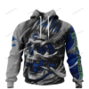 Vancouver Canucks Skull Personalized Custom 3D Hoodie