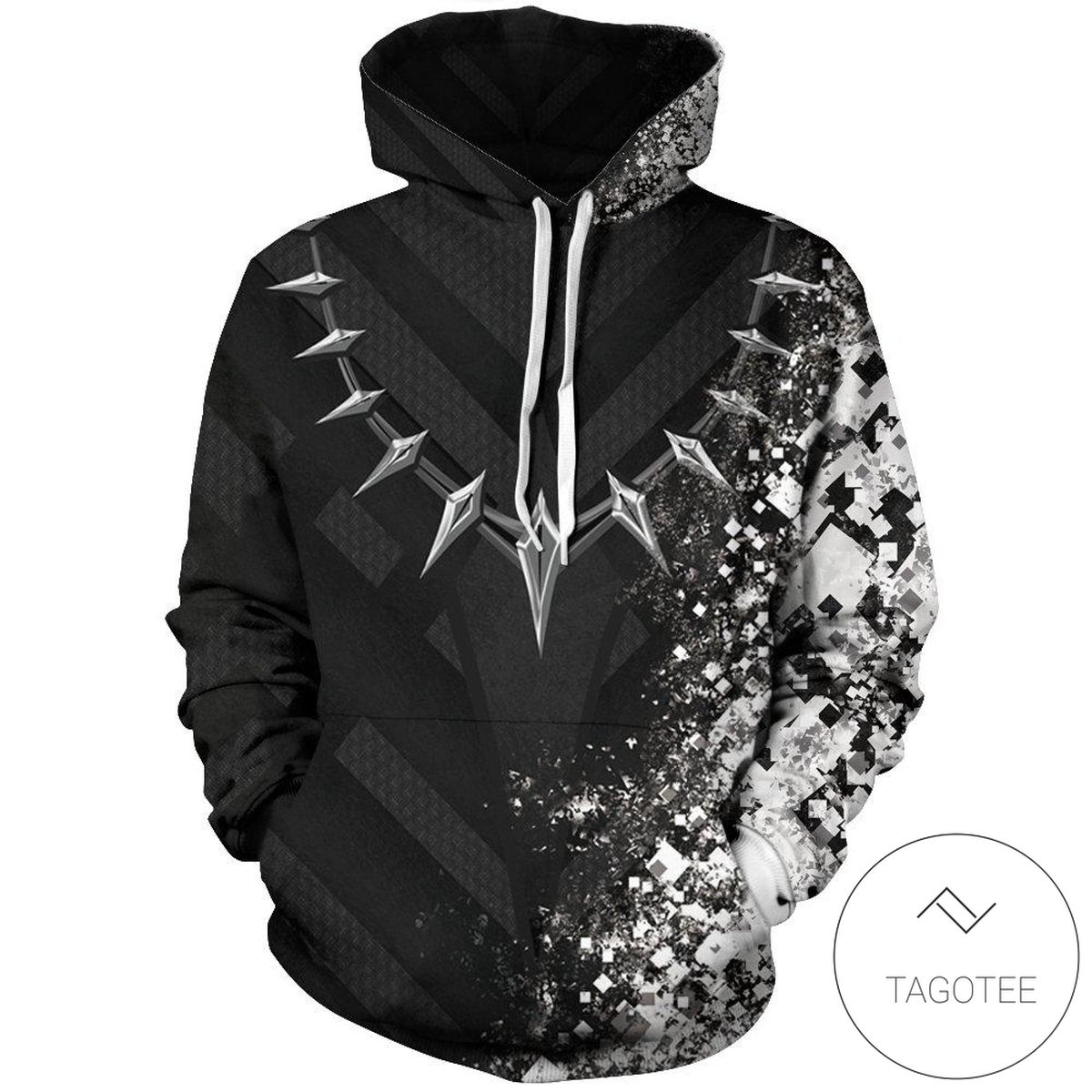 Vanishing Black Panther Pullover Hoodie- Tagotee Vanishing Black Panther Pullover Hoodie- Tagotee