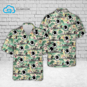 Vaw-113 Black Eagles Full Print Hawaiian Shirt