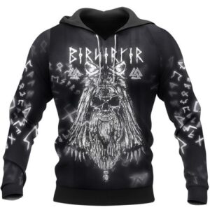 Vegvisir Rune Viking 3D Hoodie And Shirt