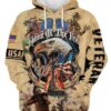 Veteran Home Of The Free Because Of The Brave All Over Printed 3D Hoodie