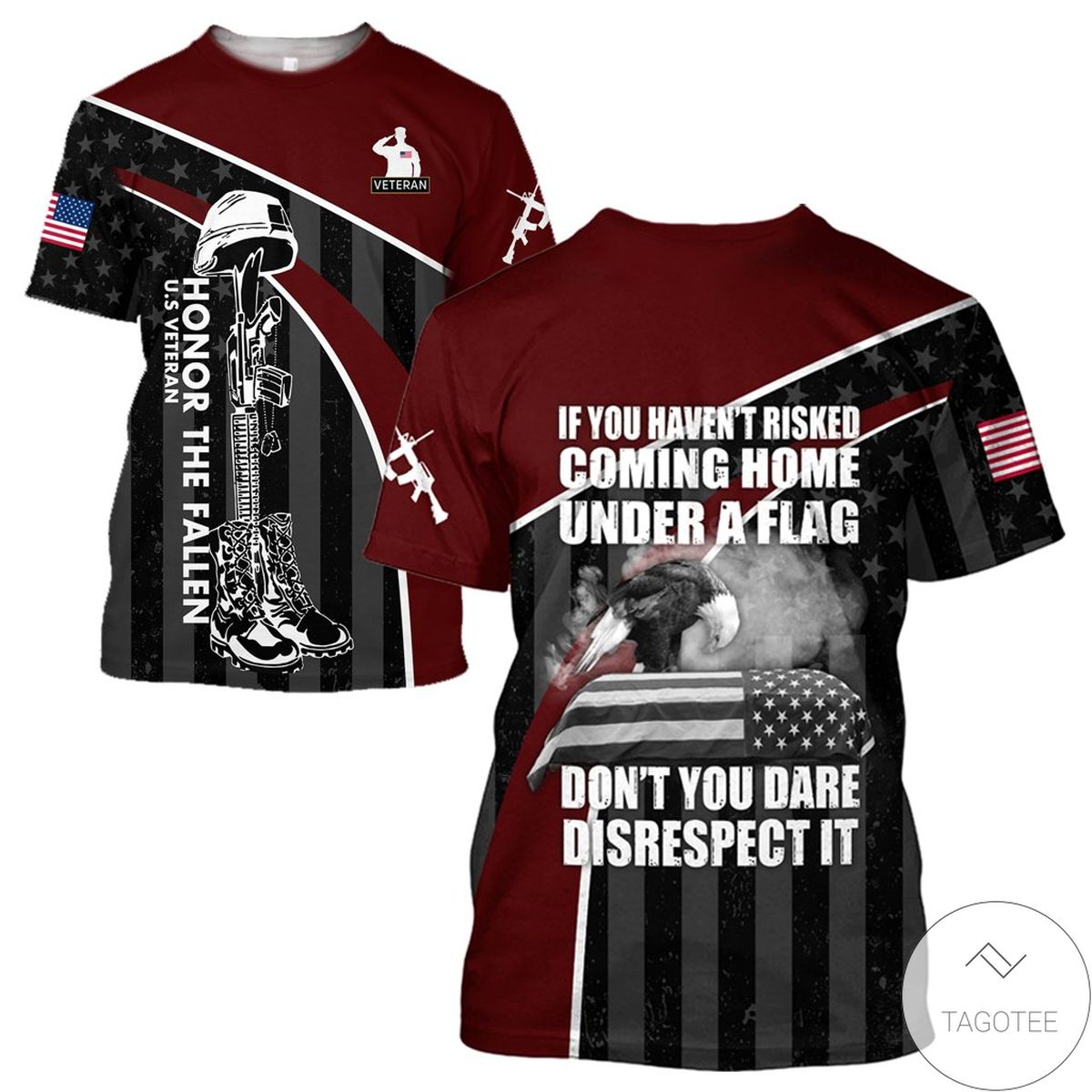 Veteran Honor The Fallen Coming Home Under A Flag 3D All Over Print Hoodie Veteran Honor The Fallen Coming Home Under A Flag 3D All Over Print Hoodie