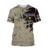 Veteran Us Army Eagle In My Heart 3D All Over Print Hoodie