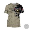 Veteran Us Army Eagle In My Heart 3D All Over Print Hoodie