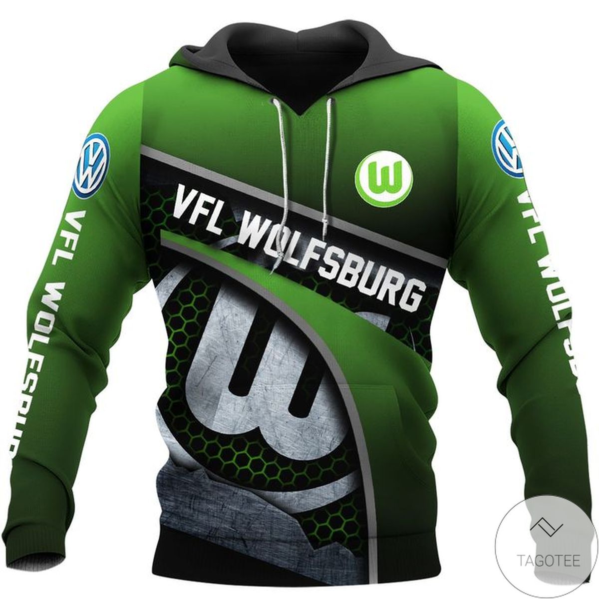 Vfl Wolfsburg Logo Hoodie Vfl Wolfsburg Logo Hoodie