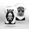 Viking Bear Claws And Yggdrasil 3D Hoodie And Shirt