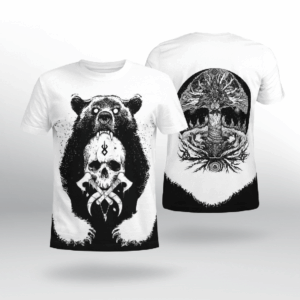 Viking Bear Claws And Yggdrasil 3D Hoodie And Shirt