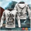Viking Blood Poleaxe 3D Hoodie